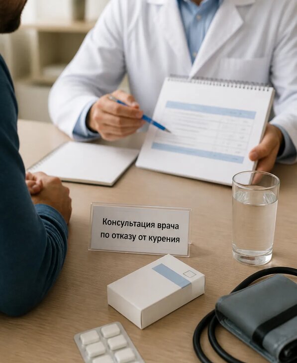 Консультация врача по отказу от курения для взрослых в Сосногорске